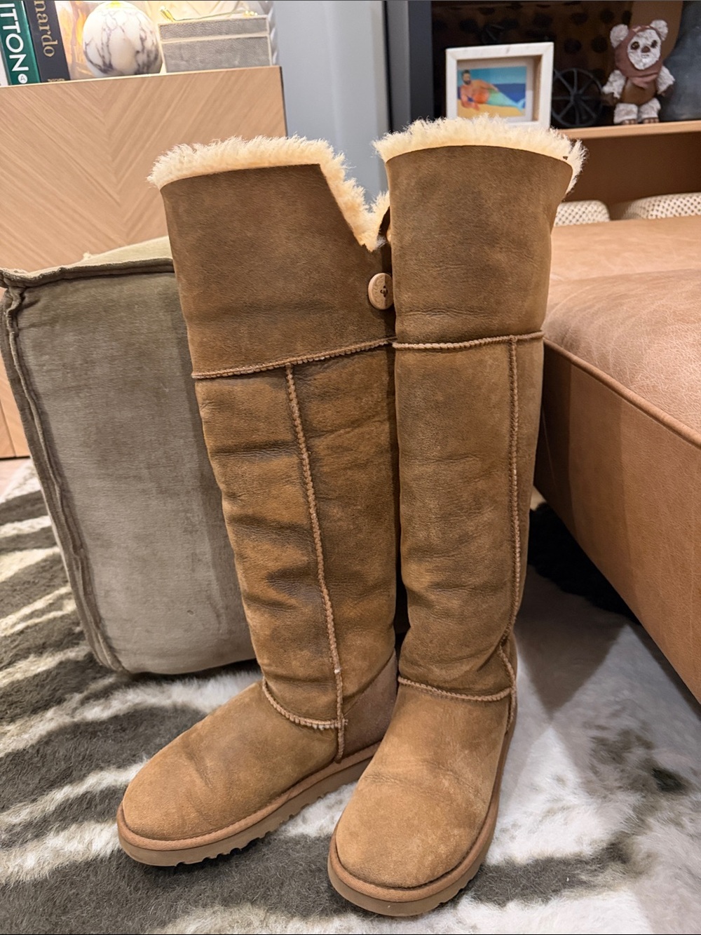UGG Boots - Over the Knee - Tall fur-lined suede boots